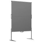 Bérelhető Neuland EuroPin® MC Pinboard szúrható tábla antracit filcszövet 118.5 x 146 cm 