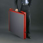 Bérelhető Neuland EuroPin® MC Pinboard szúrható tábla antracit filcszövet 118.5 x 146 cm 