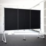 Bérelhető LW-X Graphic Wall 4 elemes grafikai tábla antracit filcszövet 120 x 240 cm