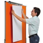 Univerzális flipchart papírtartó - 9007 szürke alumínium