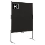 EuroPin® MC összehajtható Pinboard szúrható tábla - fekete karton borítás, 118.5x146 cm
