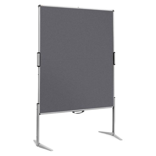 EuroPin® MC összehajtható Pinboard szúrható tábla - antracit filcszövet, 118.5 x 146 cm - HASZNÁLT