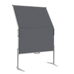 EuroPin® MC összehajtható Pinboard szúrható tábla - antracit filcszövet, 118.5 x 146 cm - HASZNÁLT