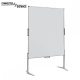 EuroPin® MC összehajtható Pinboard szúrható tábla - választható filcszövet, 118.5 x 146 cm - világosszürke