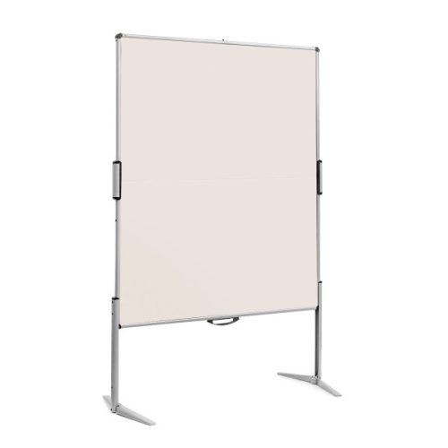EuroPin® MC összehajtható Pinboard szúrható tábla - natúr fehér filcszövet, 118.5 x 146 cm