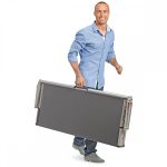 EuroPin® MC² összehajtható Pinboard szúrható tábla - antracit filcszövet, 118.5 x 146 cm