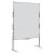 EuroPin® MC² összehajtható Pinboard szúrható tábla - világosszürke filcszövet, 118.5 x 146 cm
