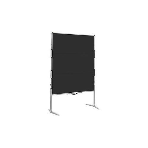 EuroPin® MC² összehajtható Pinboard szúrható tábla - fekete filcszövet, 118.5 x 146 cm