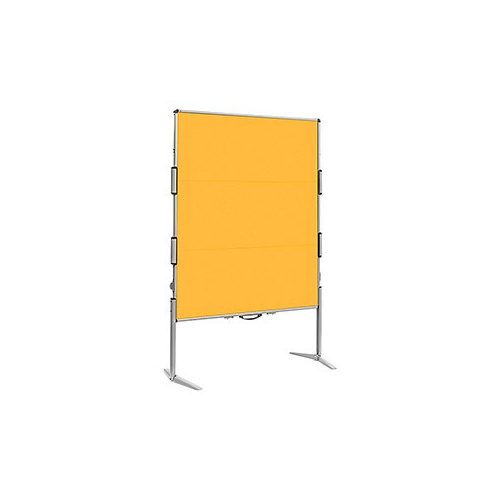 EuroPin® MC² összehajtható Pinboard szúrható tábla - sárga filcszövet, 118.5 x 146 cm