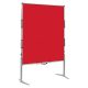 EuroPin® MC² összehajtható Pinboard szúrható tábla - paprika piros filcszövet, 118.5 x 146 cm