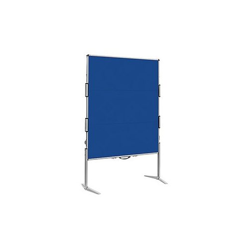 EuroPin® MC² összehajtható Pinboard szúrható tábla - királykék filcszövet, 118.5 x 146 cm