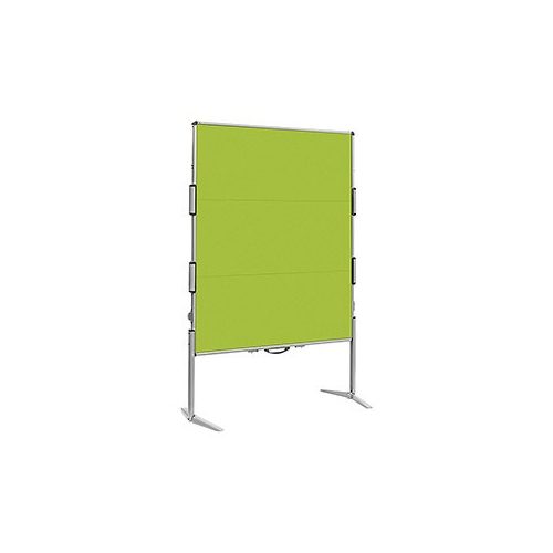 EuroPin® MC² összehajtható Pinboard szúrható tábla - almazöld filcszövet, 118.5 x 146 cm