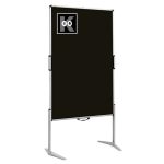 EuroPin® MC mini Pinboard szúrható tábla - fekete karton borítás, 92 x 146 cm