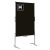 EuroPin® MC mini Pinboard szúrható tábla - fekete karton borítás, 92 x 146 cm