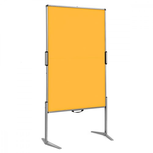 EuroPin® MC mini Pinboard szúrható tábla - sárga filcszövet, 92 x 146 cm