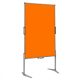 EuroPin® MC mini Pinboard szúrható tábla - mandarin filcszövet, 92 x 146 cm