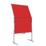 EuroPin® MC mini Pinboard szúrható tábla - paprika piros filcszövet, 92 x 146 cm