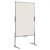 EuroPin® MC mini Pinboard szúrható tábla - natúr fehér filcszövet, 92 x 146 cm