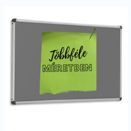 EuroPin® W fali pinwand tábla 60 x 90 cm antracit filc