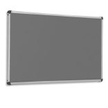 EuroPin® W, Wall pinboard: 60 x 90 cm / 23 x 35 inches anthracite felt