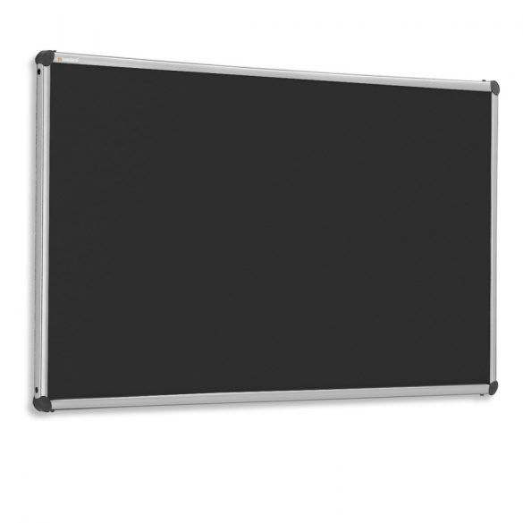 EuroPin® W fali pinwand tábla 60 x 90 cm fekete filc