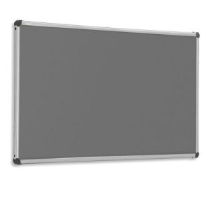 EuroPin® W, Wall pinboard: 90 x 120 cm / 35 x 47 inches anthracite felt
