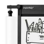 GraphicWally® hordozható grafikai tábla bővítő modullal együtt