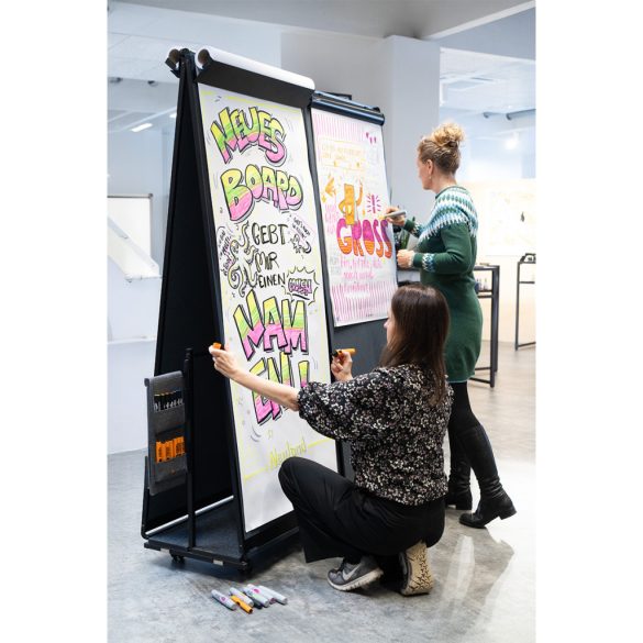 Neuland Movaris moduláris táblarendszer - pinboard és whiteboard felülettel