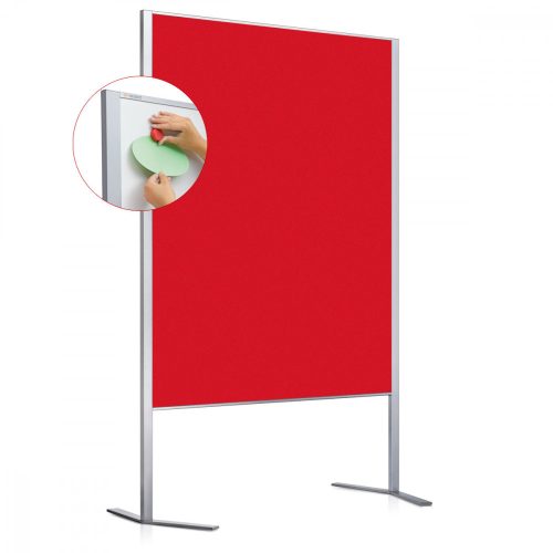 Pinboard LW-11 Duo tábla paprika piros filces
