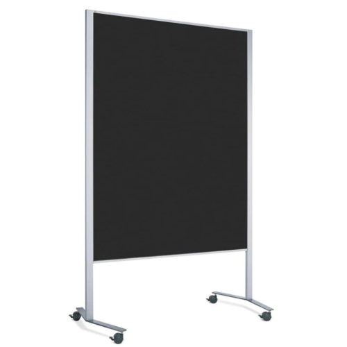  LW-11 Slide pinboard tábla görgőkkel, fekete