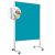 LW-11 Duo Slide pinboard/whiteboard tábla görgővel - óceán