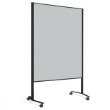  LW-11 Combi DUO Slide pinboard/whiteboard tábla görgővel - világos szürke filc