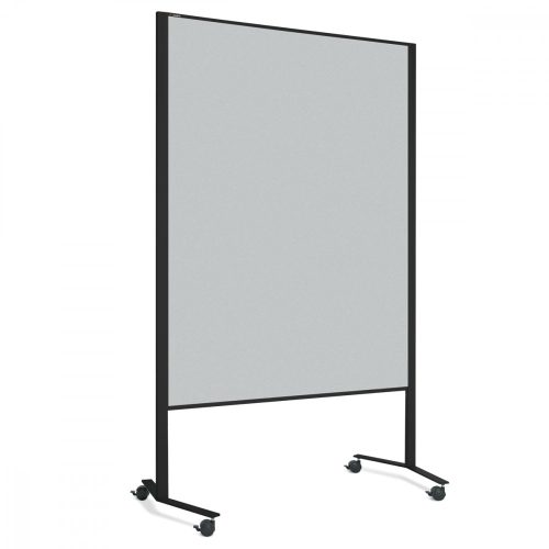  LW-11 Combi DUO Slide pinboard/whiteboard tábla görgővel - világos szürke filc