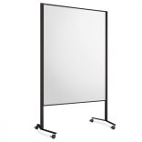  LW-11 Combi DUO Slide pinboard/whiteboard tábla görgővel - paprika piros filc