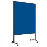  LW-11 Combi DUO Slide pinboard/whiteboard tábla görgővel - óceánkék filc