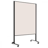  LW-11 Combi DUO Slide pinboard/whiteboard tábla, görgővel - natúrfehér filc