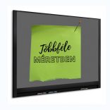 LW-P Wall Pinboard fekete keretes fali tábla 122,5 x 108 cm antracit filc