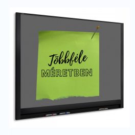  LW-P Wall Pinboard fekete keretes fali tábla 122,5 x 108 cm antracit filc