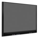 LW-P Wall Pinboard fekete keretes fali tábla 122,5 x 108 cm antracit filc
