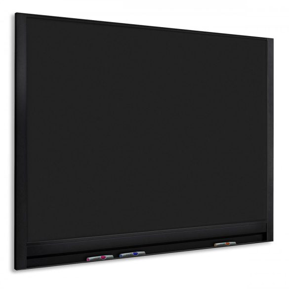LW-P Wall Pinboard fekete keretes fali tábla 122,5 x 108 cm fekete filc