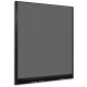 LW-P Wall Pinboard fekete keretes fali tábla 127,5 x 160 cm antracit filc