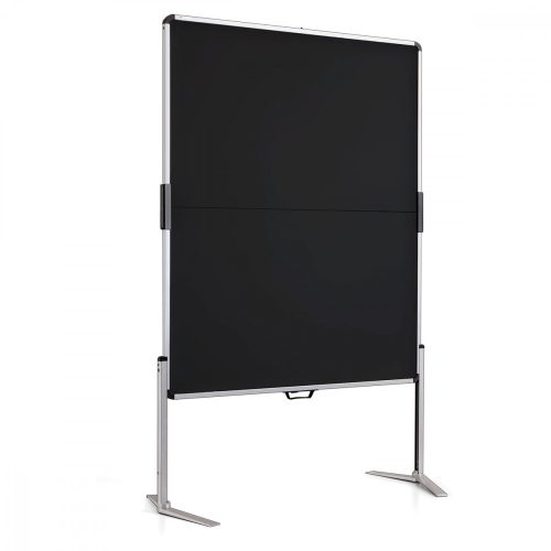 ClassicPin MC összehajtható Pinboard szúrható tábla - fekete filcszövet, 118 x 146 cm