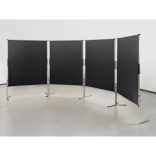 NovoPin® 2 MC-V Pinboard, összecsukható pinwand tábla fekete kartonos