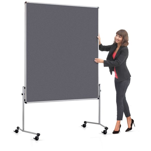 NovoPin 2 UT-V Pinboard nem összecsukható pinwand tábla antracit filc