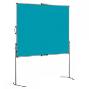 UniPin® 2 MC-B Pinboard foldable - varied felt color