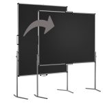 UniPin® 2 MC-V összehajtható Pinboard szúrható tábla - karton borítás, 118.5 x 146 cm