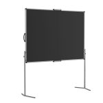 UniPin® 2 MC-V összehajtható Pinboard szúrható tábla - karton borítás, 118.5 x 146 cm