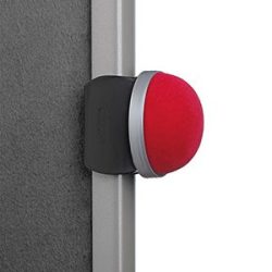 Táblára pattintható gombostűtartó piros