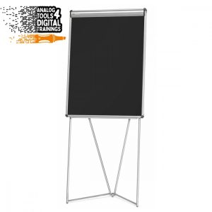 FlipChart EuroFlip® Flipchart tábla fekete karton borítás