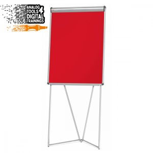 FlipChart EuroFlip® Flipchart tábla - piros 9225